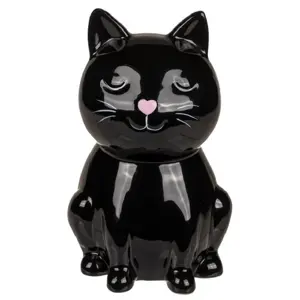Pokladnička Kočka, černá