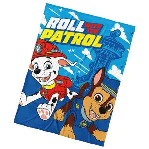 Carbotex Dětská deka Tlapková Patrola Marshall a Chase, 130 x 170 cm