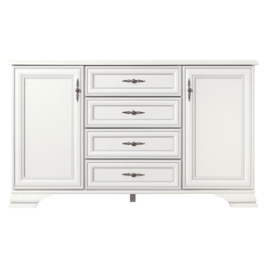 Komoda KENTAKT KOM2D4S, alpská bílá