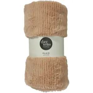 Deka Stripy sv. hnědá, 150 x 120 cm