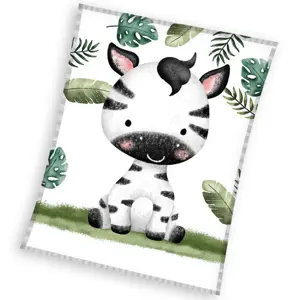 BedTex Dětská deka Malá Zebra, 110 x 140 cm