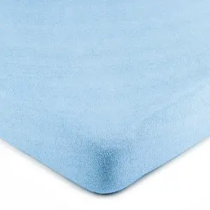 4Home froté prostěradlo světle modrá, 90 x 200 cm