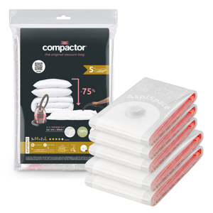Compactor Sada vakuových úložných pytlů Aspispace 3x M 70 l, 2x L 120 l, 5 ks