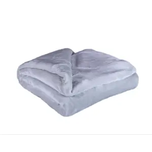 Jahu Deka XXL / Přehoz na postel stříbrná, 200 x 220 cm