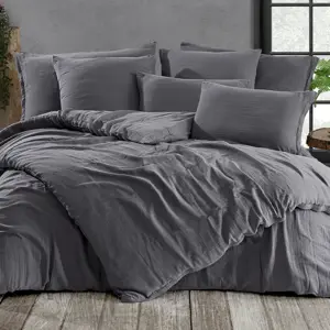 4Home Mušelínové povlečení Steel, 220 x 200 cm, 2 ks 70 x 90 cm