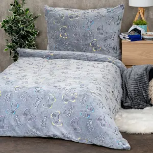 4Home Svítící povlečení mikroflanel Games, 140 x 200 cm, 70 x 90 cm