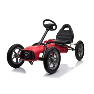 Baby Mix Dětská šlapací motokára Go-kart Buggy, červená