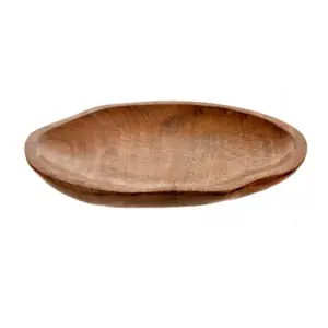 InDecor Dekorační tác z mangového dřeva, 30 x 30 x 4 cm, L