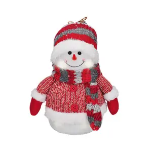 Solight LED sněhulák, 26cm, 6x LED, IP20, 3x AA