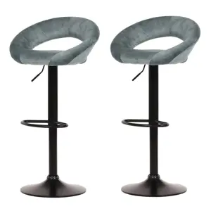 Sada barových židlí AUB-822 BLUE4, 2 ks