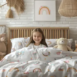 Stanex Bavlněné povlečení Duha, 140 x 200 cm, 70 x 90 cm