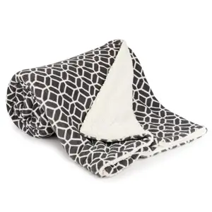 4Home Beránková deka Modern šedá, 150 x 200 cm