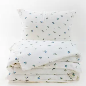 Matex Mušelínové povlečení Borůvky, 140 x 200 cm, 70 x 90 cm