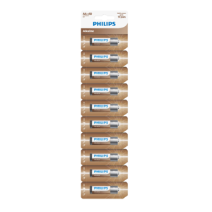 Philips Baterie AA Entry Alkaline, 10 ks