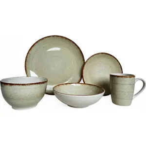 Banquet Sada jídelní Spiral Ivory, 30 ks