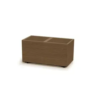 Květináč MADERA CASE ECO WOOD 57,7 cm, hnědá, S