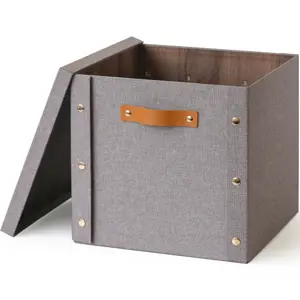 Kitchisimo Sada 2 úložných krabic s víkem 30 × 30 × 28 cm, L