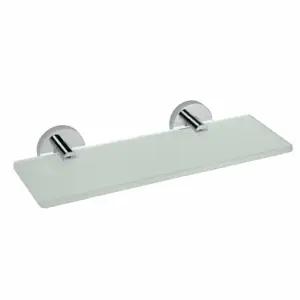 SAPHO XS601 X-Steel skleněná polička 60 cm, broušený nerez