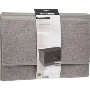 Skládací úložný box s odklopným víkem 44 × 33 × 22 cm, L