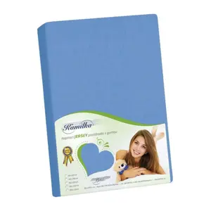 Bellatex Jersey prostěradlo modrá