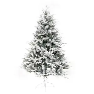 Vánoční zasněžený stromek se stojánkem Cardiff, 120 cm, 120 cm