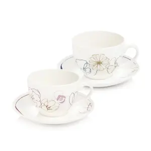 Tescoma Sada 2 šálků s podšálkem myCOFFEE Blossoms