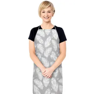 Bellatex Zástěra Adéla Pírka šedá, 67 x 84 cm