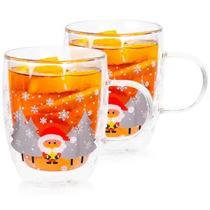4Home Termo sklenice Mug Santa Hot&Cool 270 ml, 2 ks