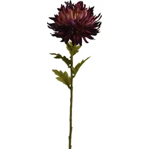 Umělá květina Chryzantéma 62 x 18 cm, fialová