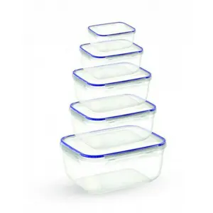 Sada uzavíratelných boxů Frigo, 5 ks