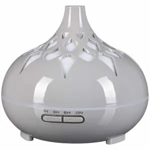 Sixtol Aroma difuzér Palm, 350 ml, šedá lesk