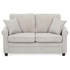 Dvoumístná pohovka ASB-4170 BGE2, manžestr, béžová