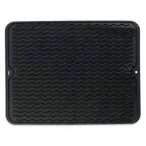 Kela Odkapávač Rena, silikon, černá, 40 x 30 x 0,6 cm