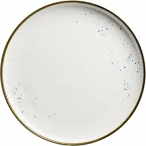 Mäser Mělký talíř Pintar White modré tečky 27 cm