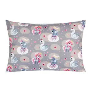 Bellatex Polštářek VIOLA Jednorožec, labuť, 40 x 60 cm