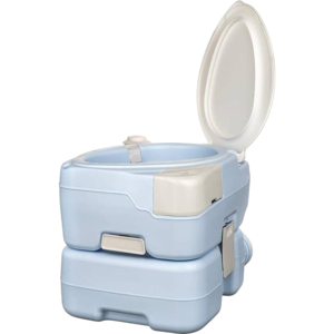 Happy Green Přenosná toaleta 15 l, modrá