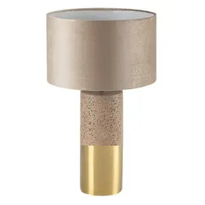 Rabalux 74219 dekorativní keramická stolní lampa Yelda, hnědá