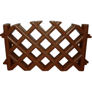 Zahradní plůtek mříž hnědá