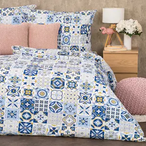 4Home Krepové povlečení Azul, 160 x 200 cm, 70 x 80 cm