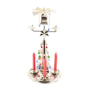 Logimax Česká obnovená výroba Tradiční andělské zvonění stromek stříbrný