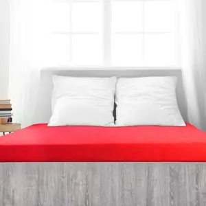 4Home froté prostěradlo Ideál červená, 160 x 200 cm