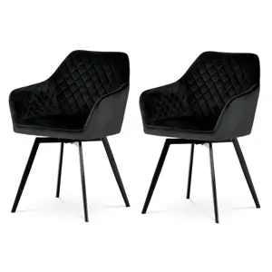 Sada jídelních židlí DCH-425 BK4, 2 ks