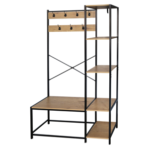 Věšák s policemi BERDY, dub