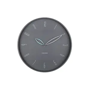Karlsson 6012GY designové nástěnné hodiny šedá, pr. 40 cm