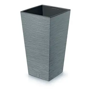 Květináč FURU SQUARE 24 cm, šedá, 24 cm