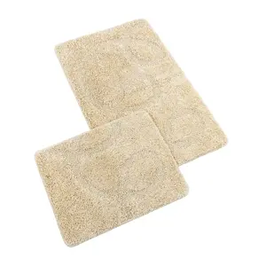 Bellatex Sada Koupelnových předložka bez výkroje  BANYSILVER béžová, 60 x 100, 60 x 50 cm