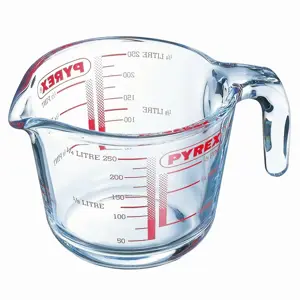 Pyrex Skleněná odměrka 0,25 l, 9 x 8 cm, 250 ml