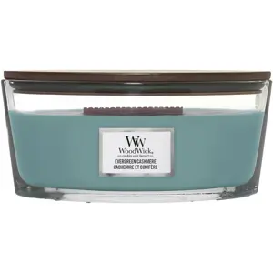 WoodWick Vonná svíčka loď Evergreen Cashmere, 453 g