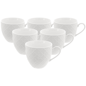 Orion Porcelánový hrnek WHITELINE 0,25 l, 6 ks