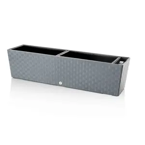 Flower Lover Samozavlažovací truhlík Supreme šedá, 75 cm, 75 cm